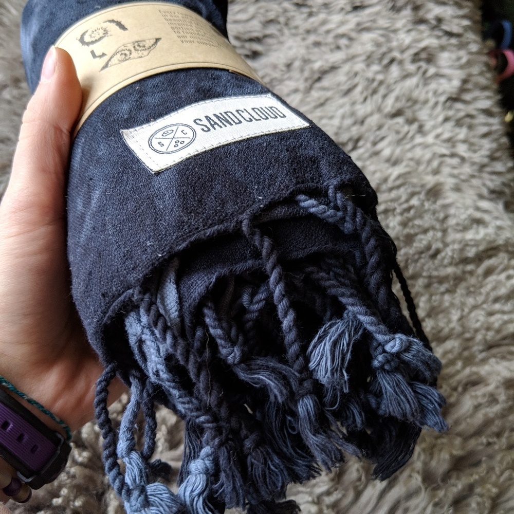 Sand Cloud Black Acid Towel